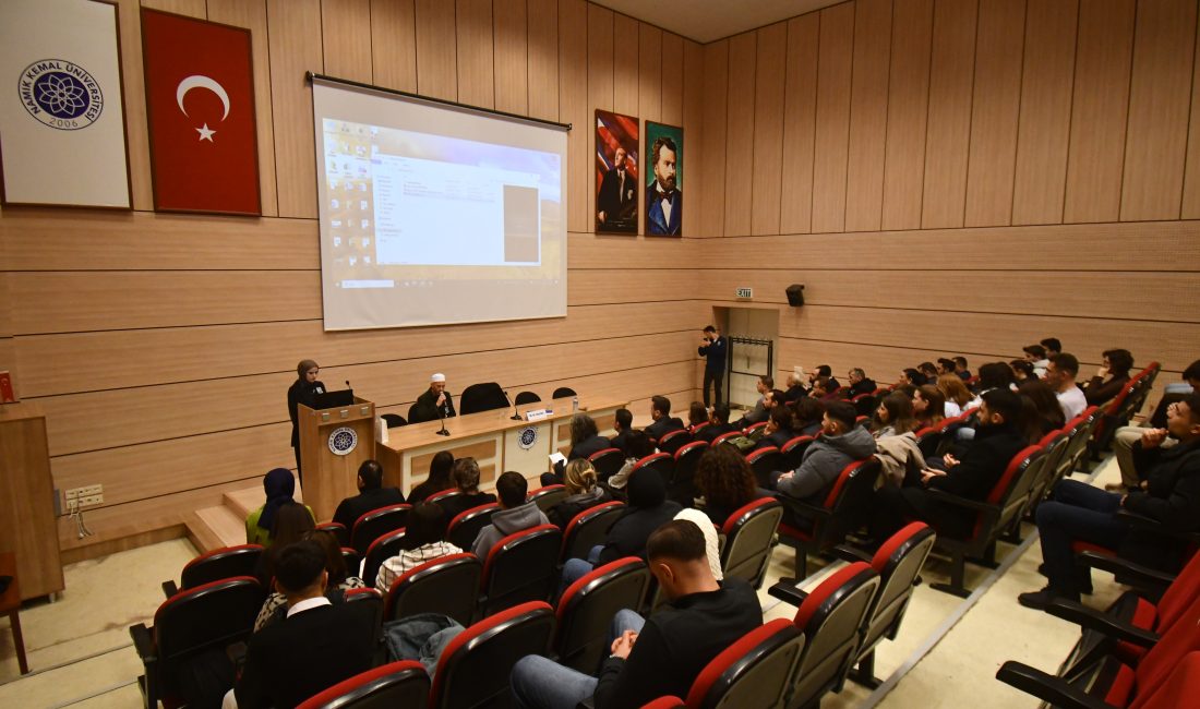 Tekirdağ Namık Kemal Üniversitesi’nde “Terörsüz Türkiye” Konferansı Tekirdağ Namık Kemal Üniversitesi Türk Dünyası Araştırmaları Topluluğu öncülüğünde “Terörsüz