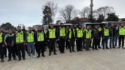  Tekirdağ Motosikletliler Derneği motorcu dostu bariyerlerin artırılmasına dikkat çekmek için