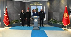 Soytürk, kentte emniyet ve asayiş hizmetlerine ilişkin Turanlı'dan brifing aldı