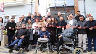 Tekirdağ Büyükşehir Belediyesi tarafından yapımı tamamlanan Kapaklı Mahalle Konağı düzenlenen