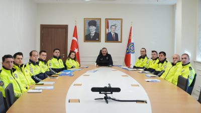 Tekirdağ İl Emniyet Müdürlüğü bağlı trafik birimlerinin müdür ve amiri