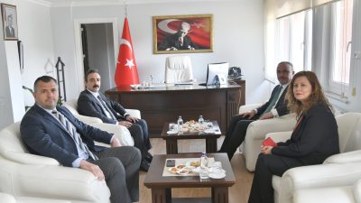 Tekirdağ Valisi Recep Soytürk, Saray ilçesine gerçekleştirdiği ziyaret kapsamında çeşitli