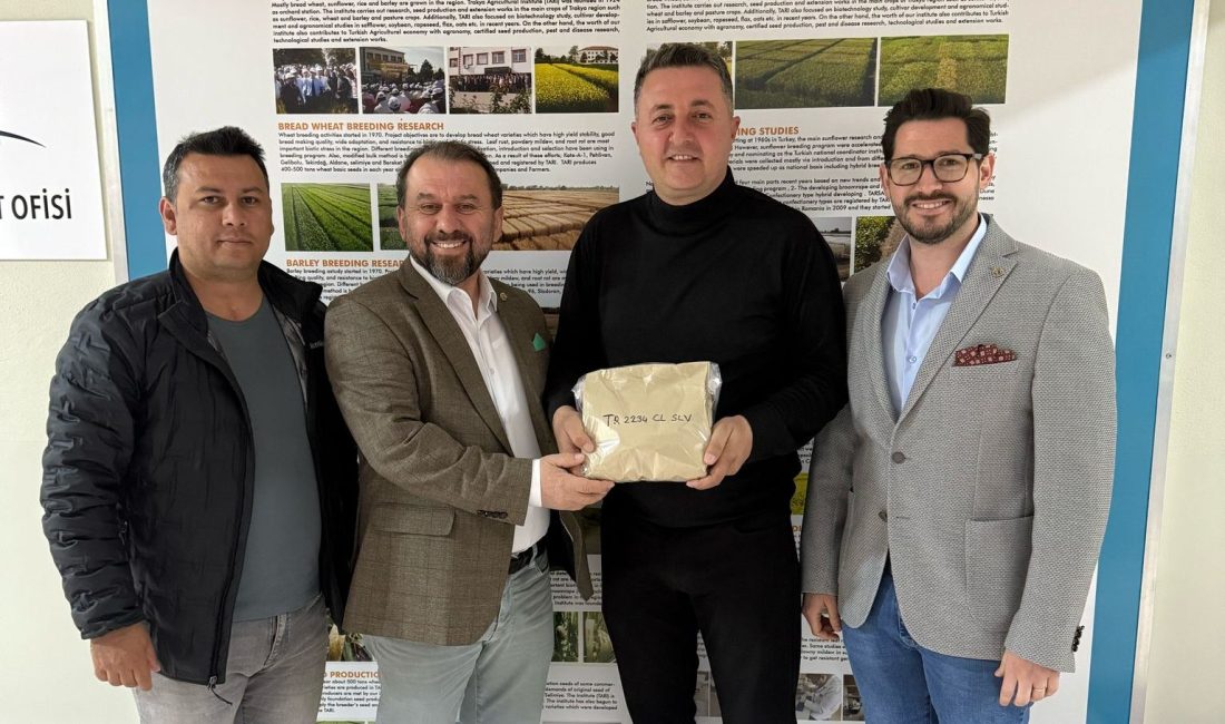 Trakya Tohumcular Derneği ve Trakya Tarımsal Araştırma Enstitüsü’nün ortak çalışmalarıyla yürütülen yüzde yüz