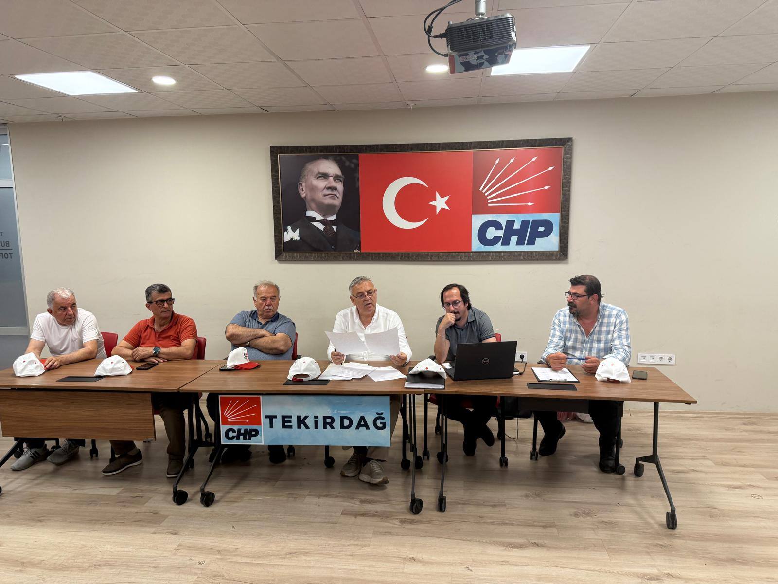 CHP Tekirdağ İl Başkanlığı, “Terörsüz Türkiye” projesine dair yürütülen siyasi