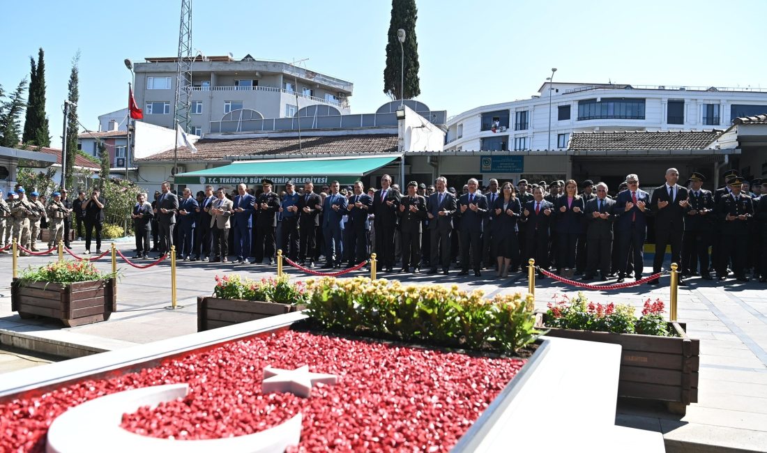 Tekirdağ’da 15 Temmuz Anma Töreni Düzenlendi Tekirdağ’da 15 Temmuz Demokrasi ve Millî Birlik Günü dolayısıyla Eski