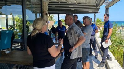 Süleymanpaşa Belediyesi Zabıta Müdürlüğü ekipleri, Barbaros ve Kumbağ sahillerinde halk