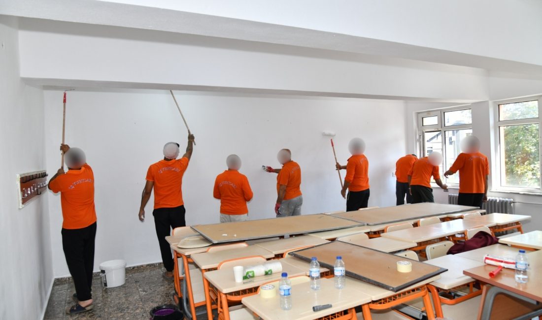 Tekirdağ’da okulların yaz dönemi bakım ve onarım çalışmaları, denetimli serbestlik