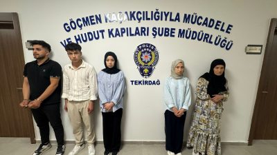 Tekirdağ Emniyet Müdürlüğü, düzensiz göç ve göçmen kaçakçılığıyla mücadele kapsamında