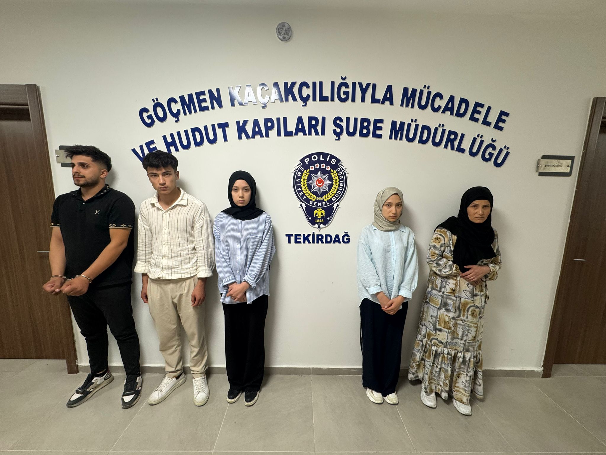 Tekirdağ Emniyet Müdürlüğü, düzensiz göç ve göçmen kaçakçılığıyla mücadele kapsamında