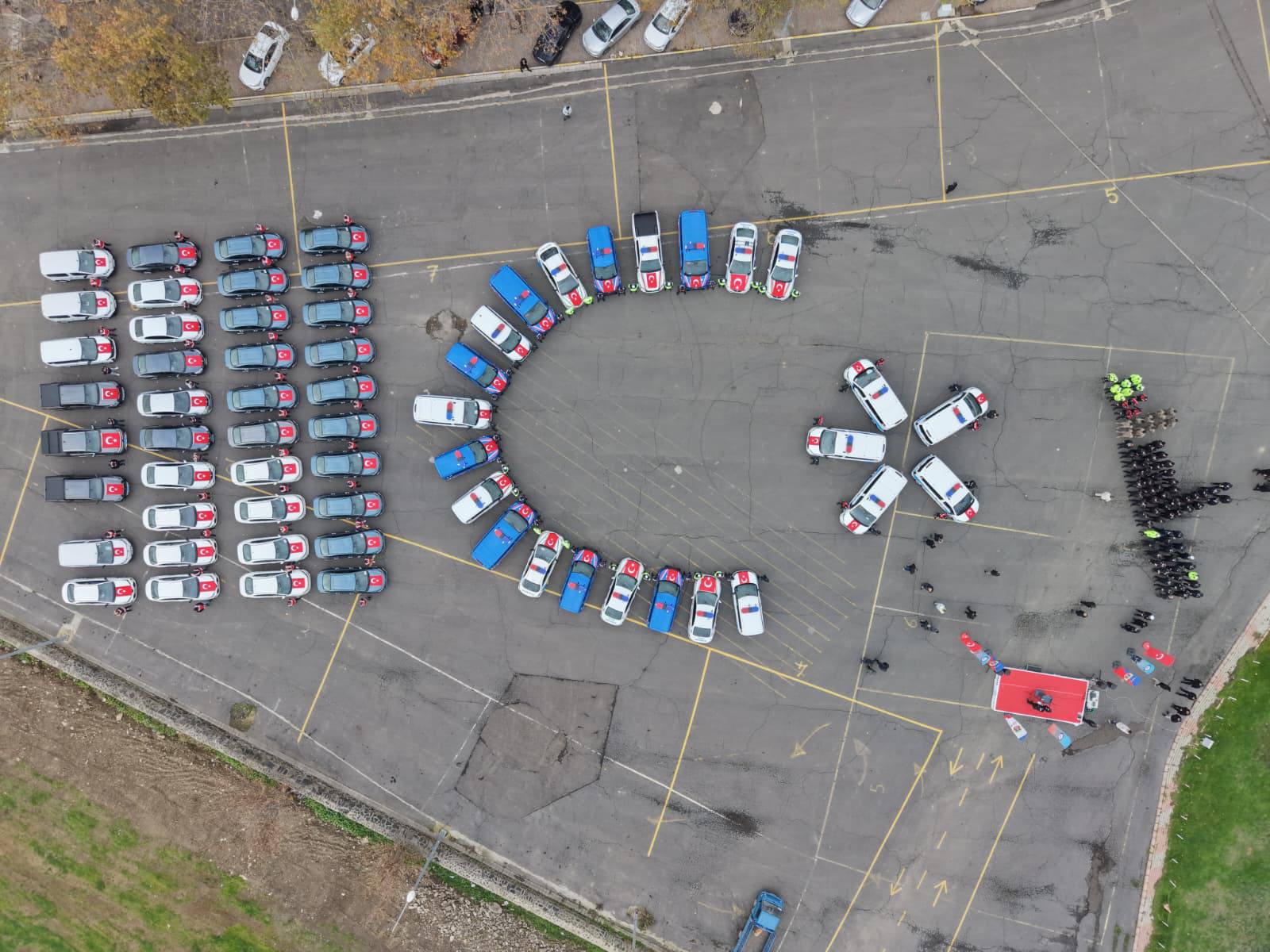 Tekirdağ’da emniyet ve jandarma teşkilatının araç kapasitesi 64 yeni hizmet