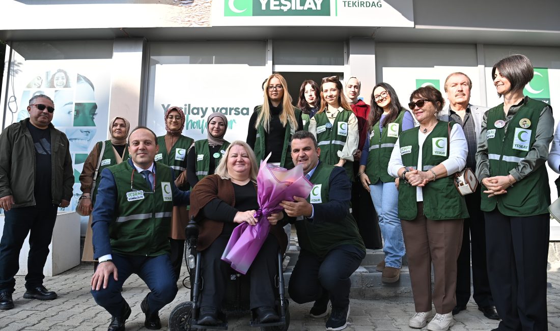 Yeşilay Tekirdağ Şube Başkanlığı, 3 Aralık Dünya Engelliler Günü kapsamında