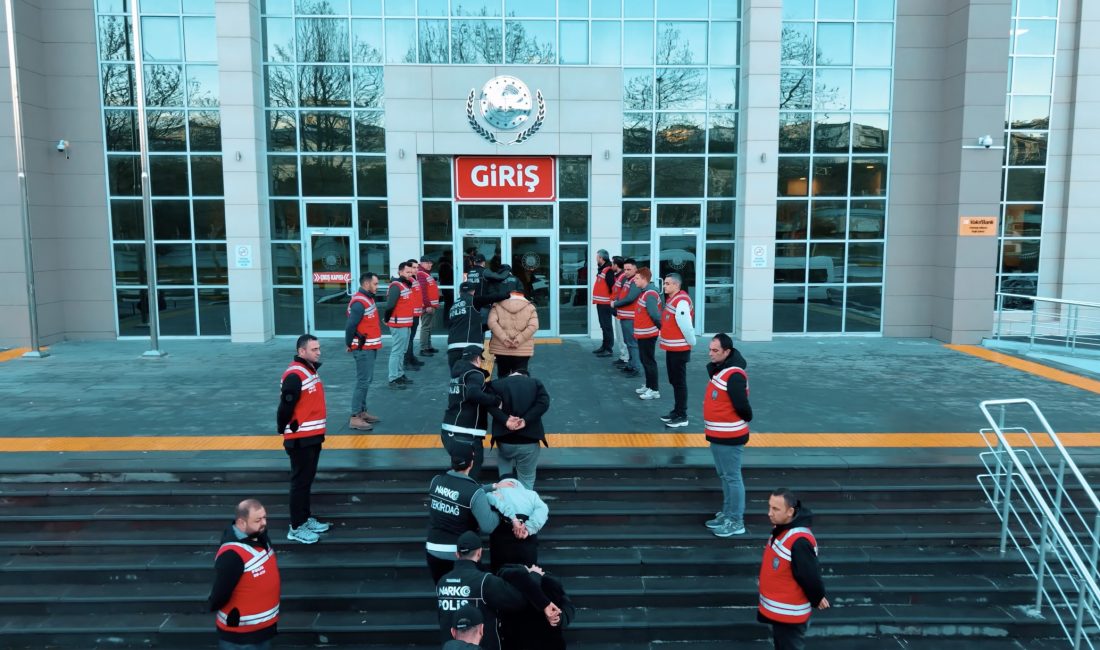 Tekirdağ’da Uyuşturucu Satıcılarına Büyük Darbe Operasyonda gözaltına 16 şüpheli cezaevine gönderildi