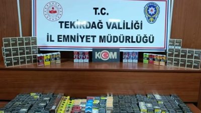 Operasyonda çok sayıda kaçak ürün ele geçirildi 