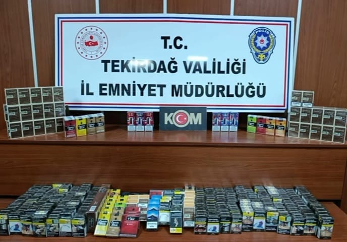 Operasyonda çok sayıda kaçak ürün ele geçirildi 