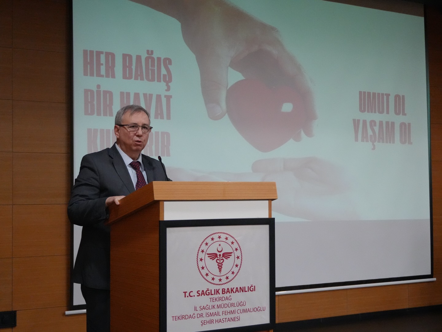 Tekirdağ İl Sağlık Müdürlüğü öncülüğünde organ bağışına dikkat çekmek amacıyla