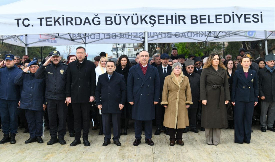 Tekirdağ’da, Gazi Mustafa Kemal Atatürk’ün kente gelişinin 111. yıl dönümü