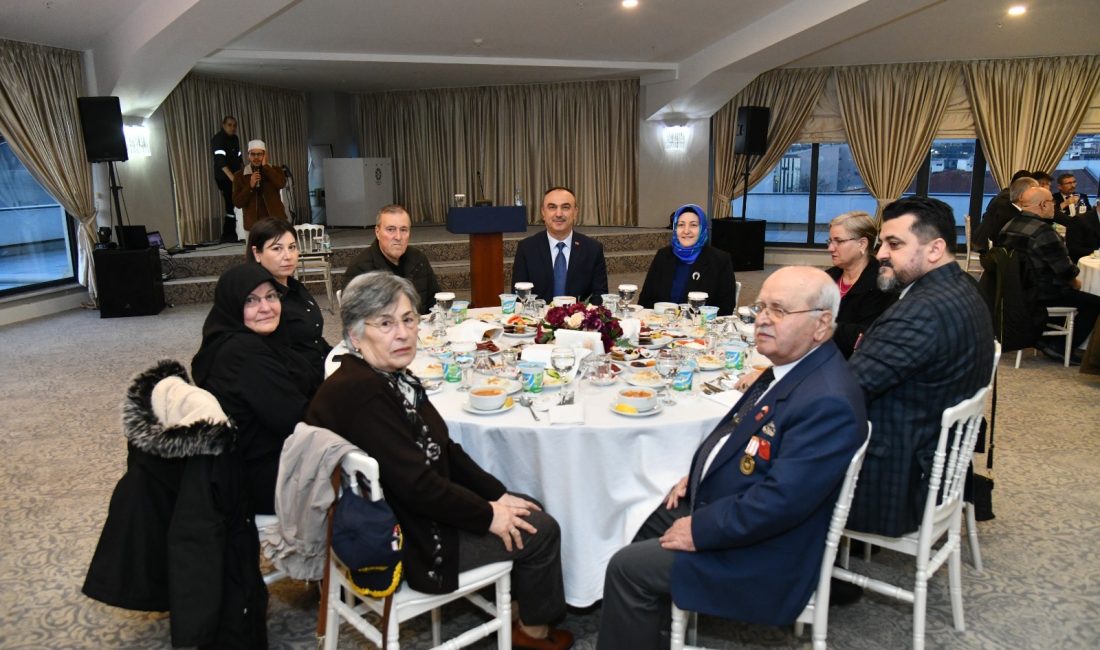 Tekirdağ’da ramazan ayı dolayısıyla şehit aileleri, gaziler ve gazi yakınları