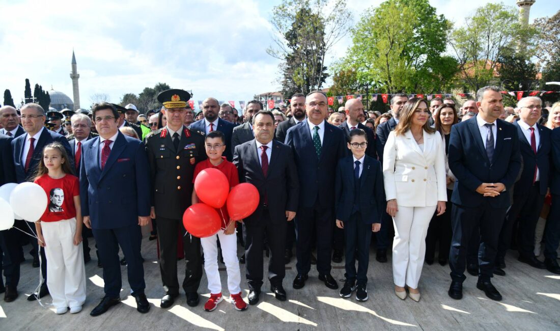 Tekirdağ’da 23 Nisan Ulusal Egemenlik ve Çocuk Bayramı dolayısıyla törenler