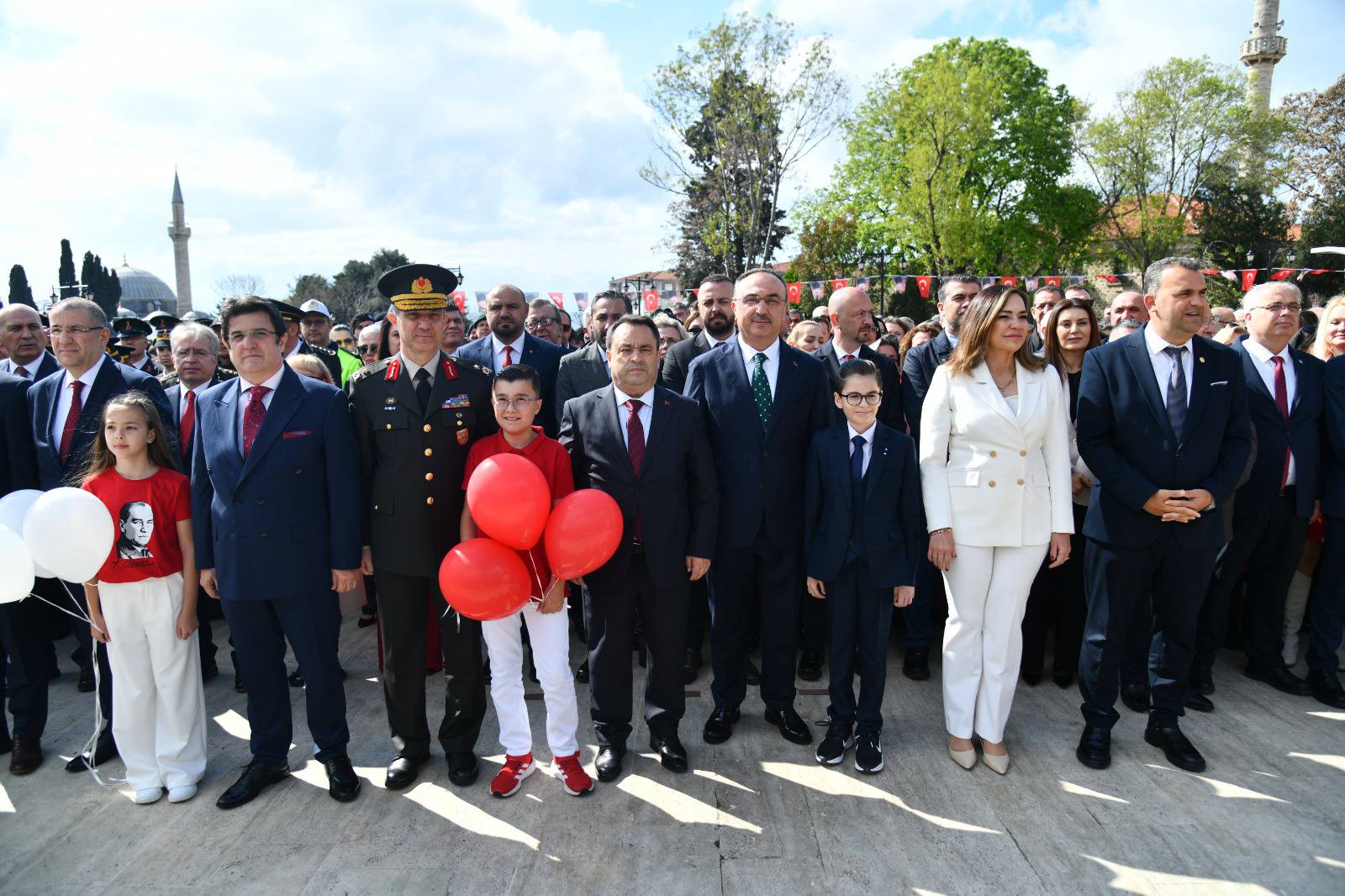 Tekirdağ’da 23 Nisan Ulusal Egemenlik ve Çocuk Bayramı dolayısıyla törenler