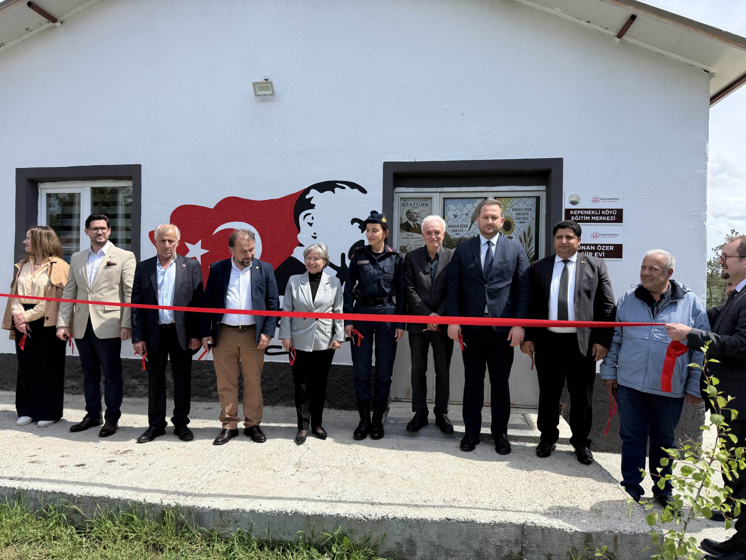 Tekirdağ’ın Kepenekli Mahallesi’nde uzun süredir kullanılmayan köy okulu restore edilerek