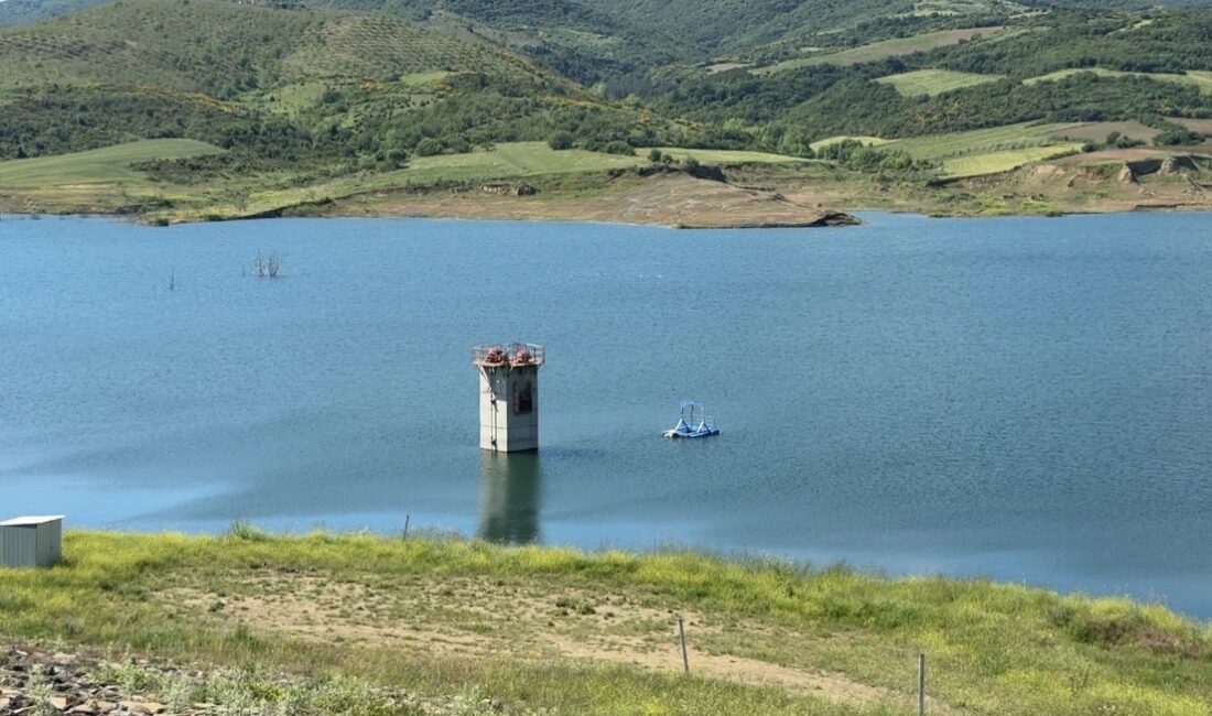 Tekirdağ’da geçen yıl kuraklık nedeniyle su seviyesi kritik noktaya gerileyen