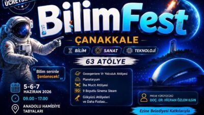 Bilim, keşif ve eğlence dolu üç gün yaşamak isteyen Tekirdağlılar