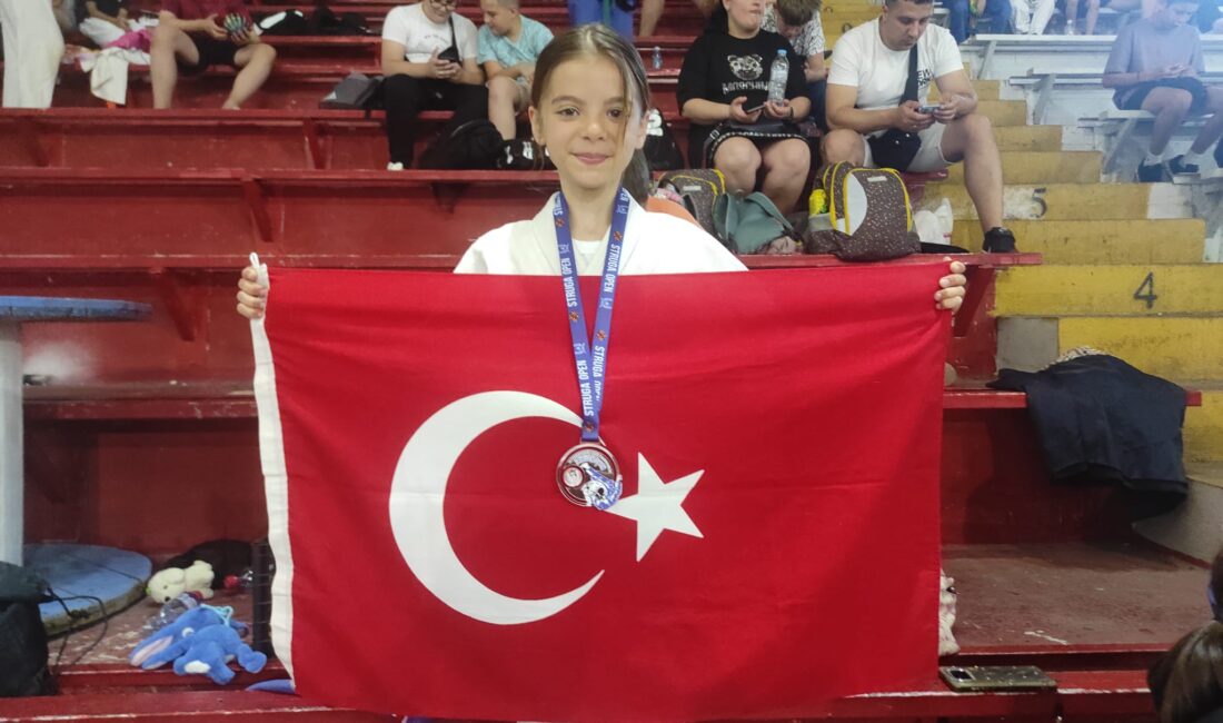 Kuzey Makedonya’da düzenlenen STRUGA OPEN Uluslararası Judo Turnuvası’nda mücadele eden