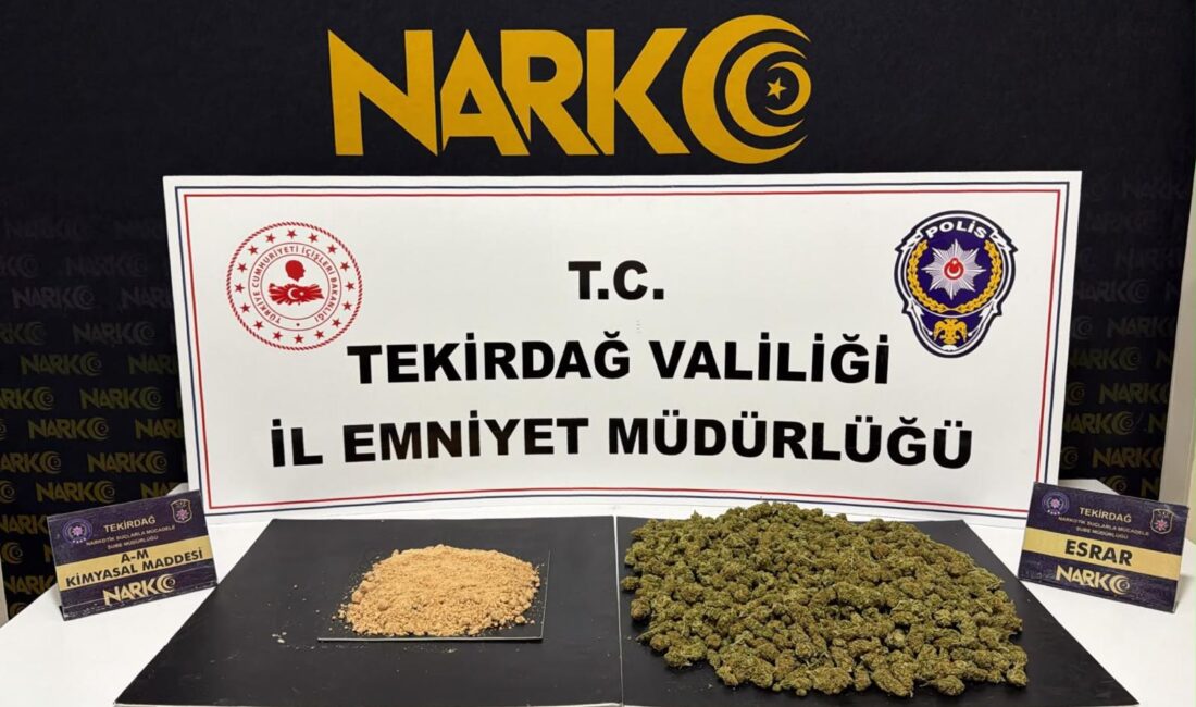 Tekirdağ’da Uyuşturucu Sevkiyatına Geçit Yok: 1 Şüpheli Tutuklandı Operasyonda gözaltına alınan 1 şüpheli tutuklandı